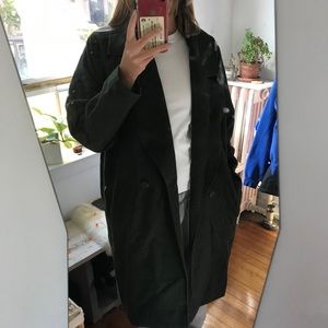 Swedish Dark Green Winter Peacoat 🧥